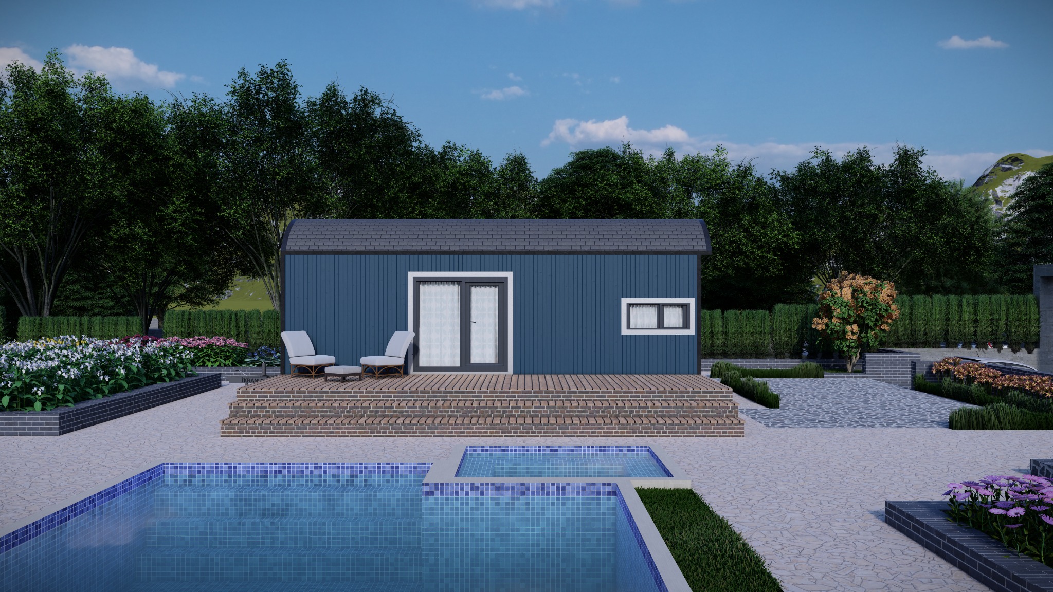 Bungalow Iconic - vue extérieure