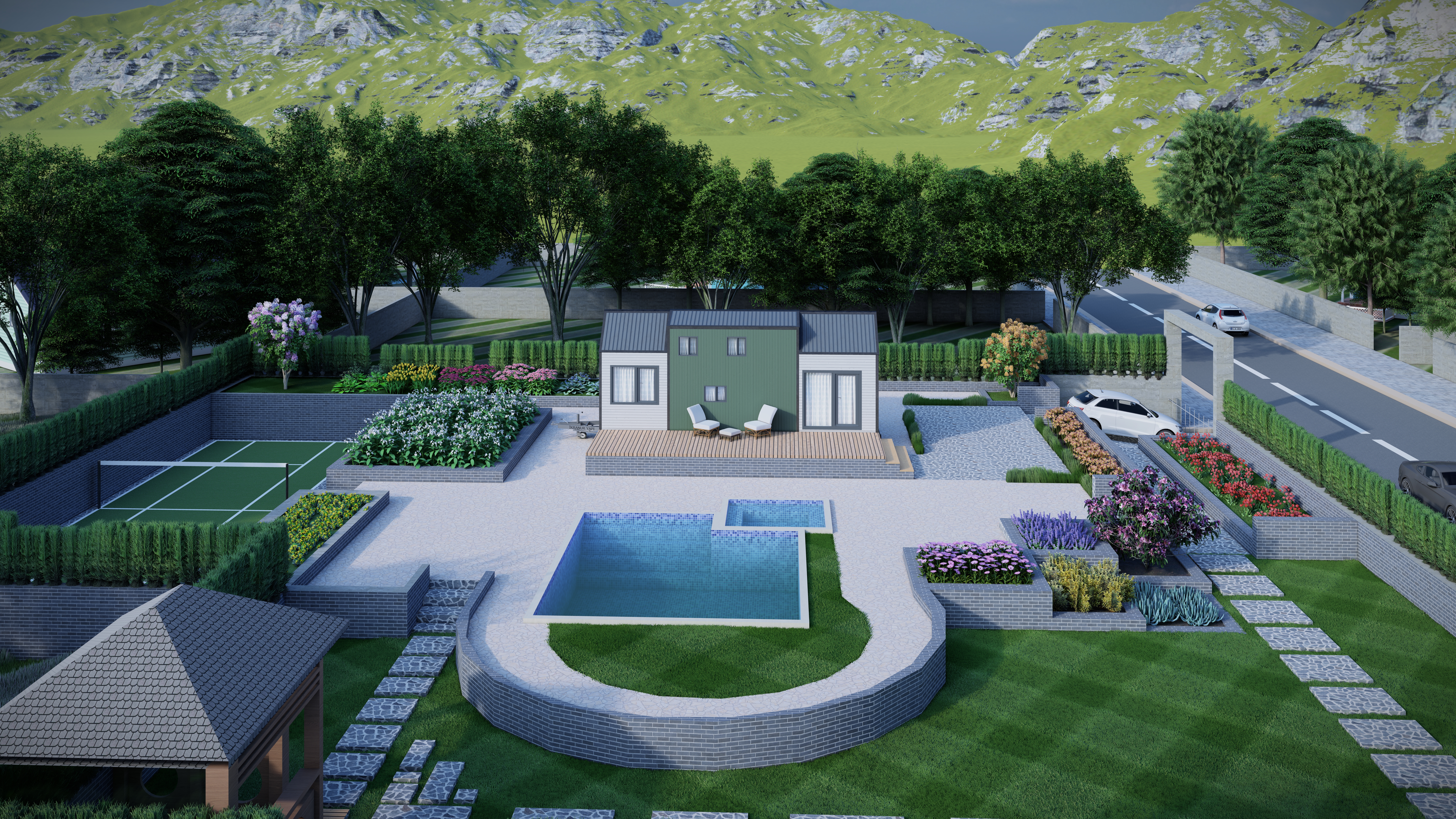 Tiny house Noble - coin repas