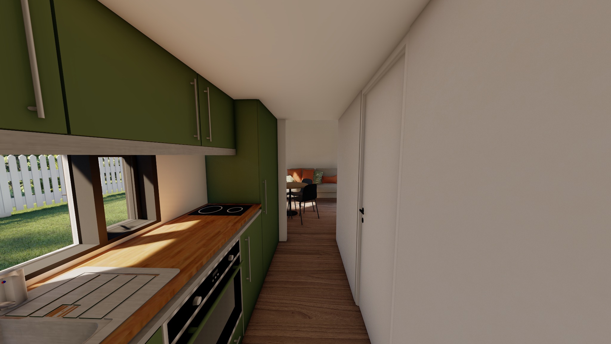 Tiny house Signature - vue structure acier et bois